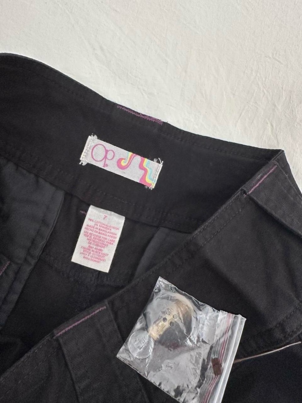 Low Rise Button Shorts - Picture 7 of 8